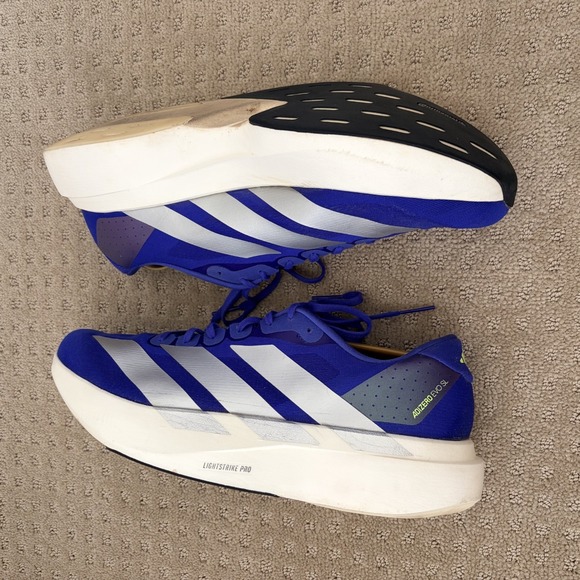 adidas Adizero Evo SL in Lucid Blue Silver Metallic Men US 13 Lightstrike Pro main image 10